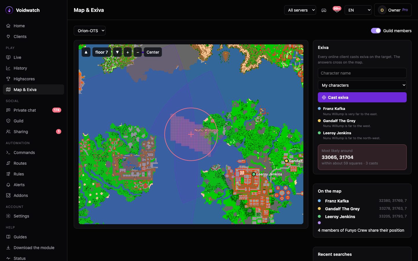 Mapa i exiva